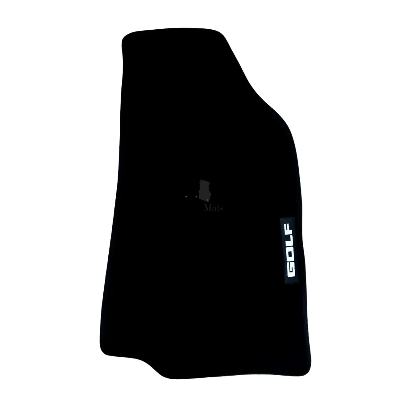 Front Car Floor Mats Velour For VW Golf Mk2 Waterproof Black Carpet Liners 2pcs