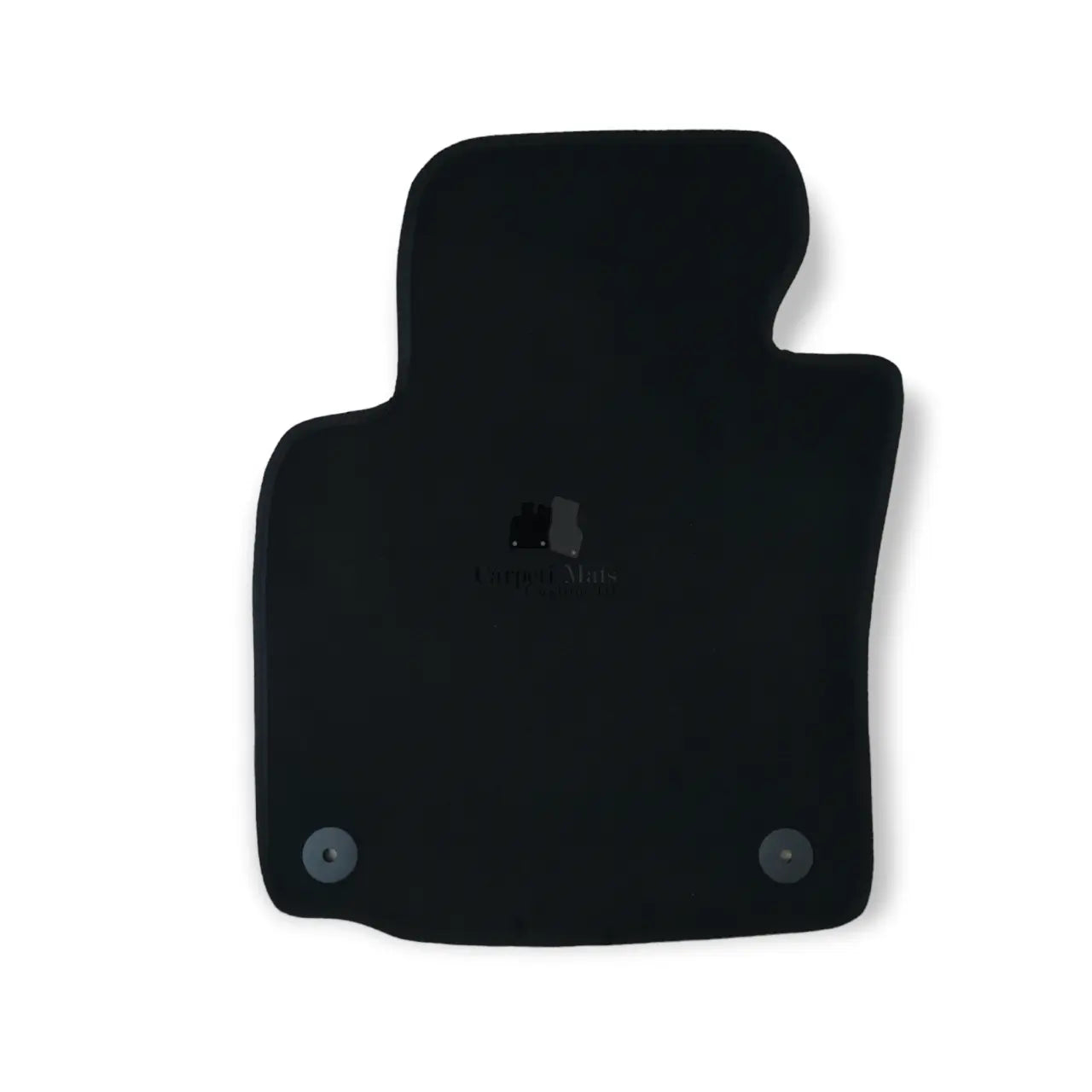 Front Car Floor Mats Velour For VW Golf Mk6 Waterproof Black Carpet Liners 2pcs