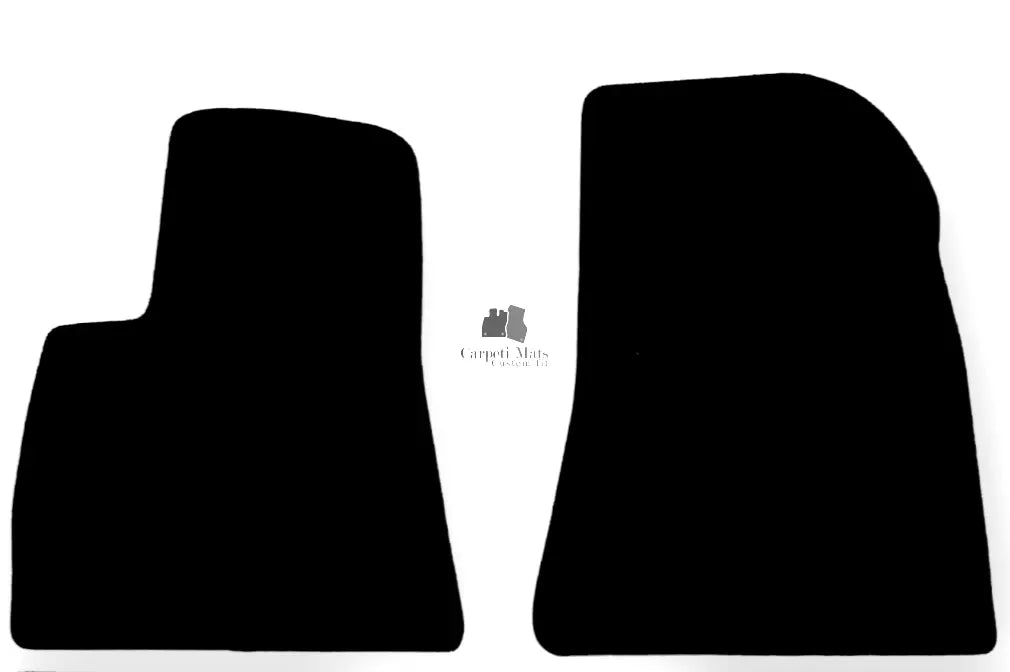 Front Car Floor Mats Velour for Tesla Model 3 Waterproof Black Carpet Liners 2pc