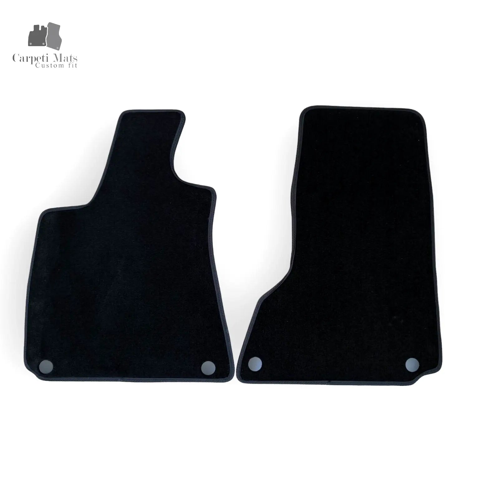 Front Floor Mats Velour For Maserati Quattroporte Waterproof Carpet Liners 2pcs