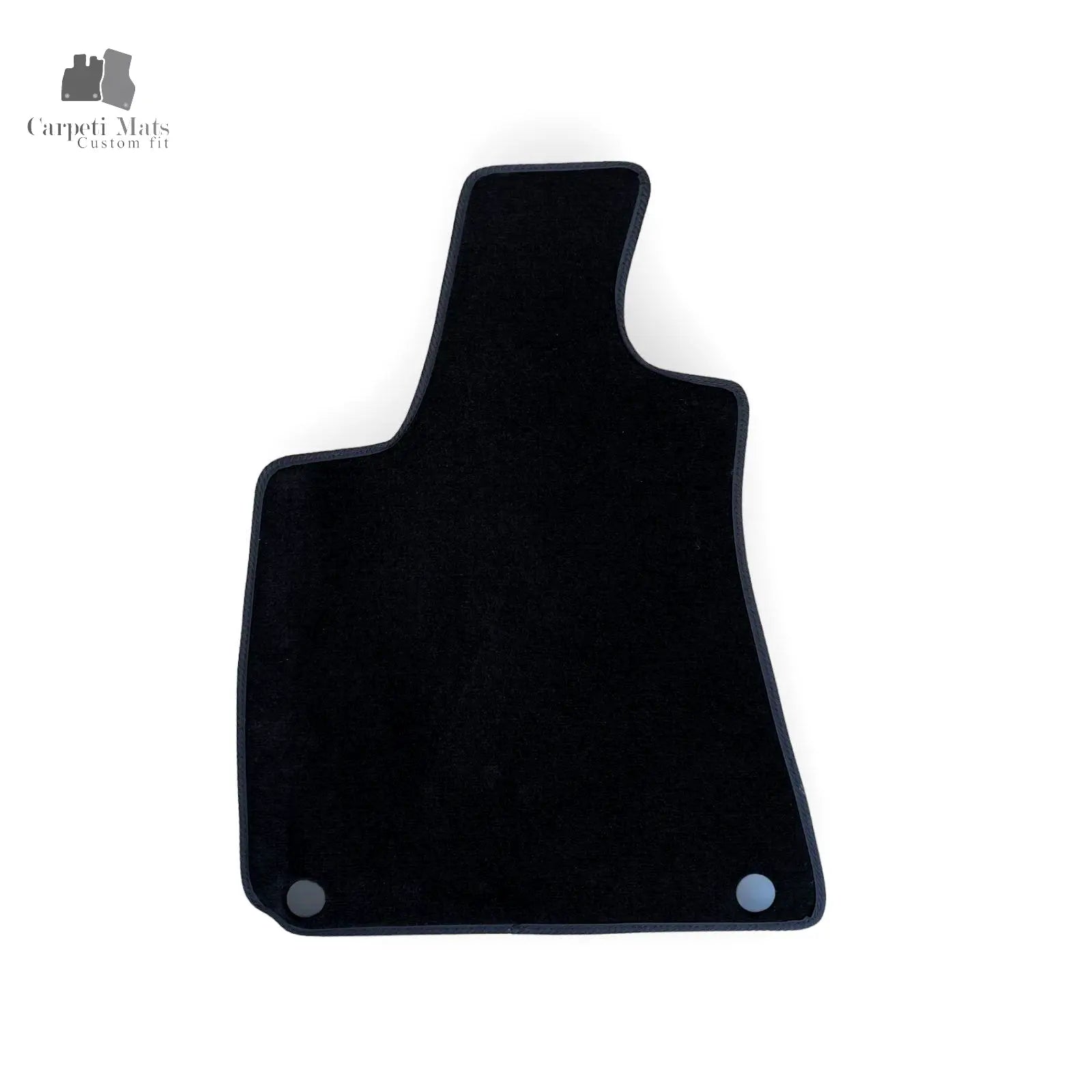 Front Floor Mats Velour For Maserati Quattroporte Waterproof Carpet Liners 2pcs