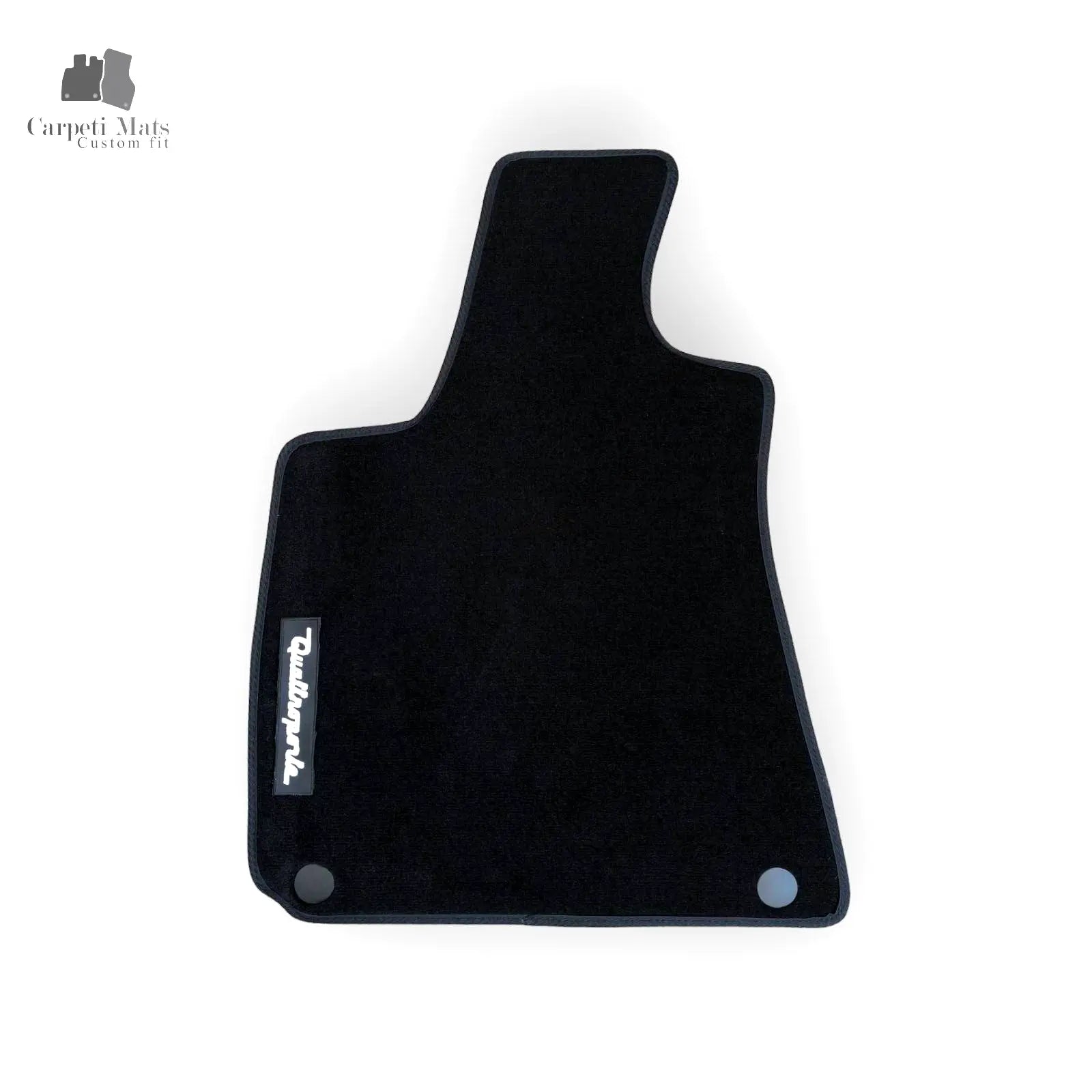 Front Floor Mats Velour For Maserati Quattroporte Waterproof Carpet Liners 2pcs