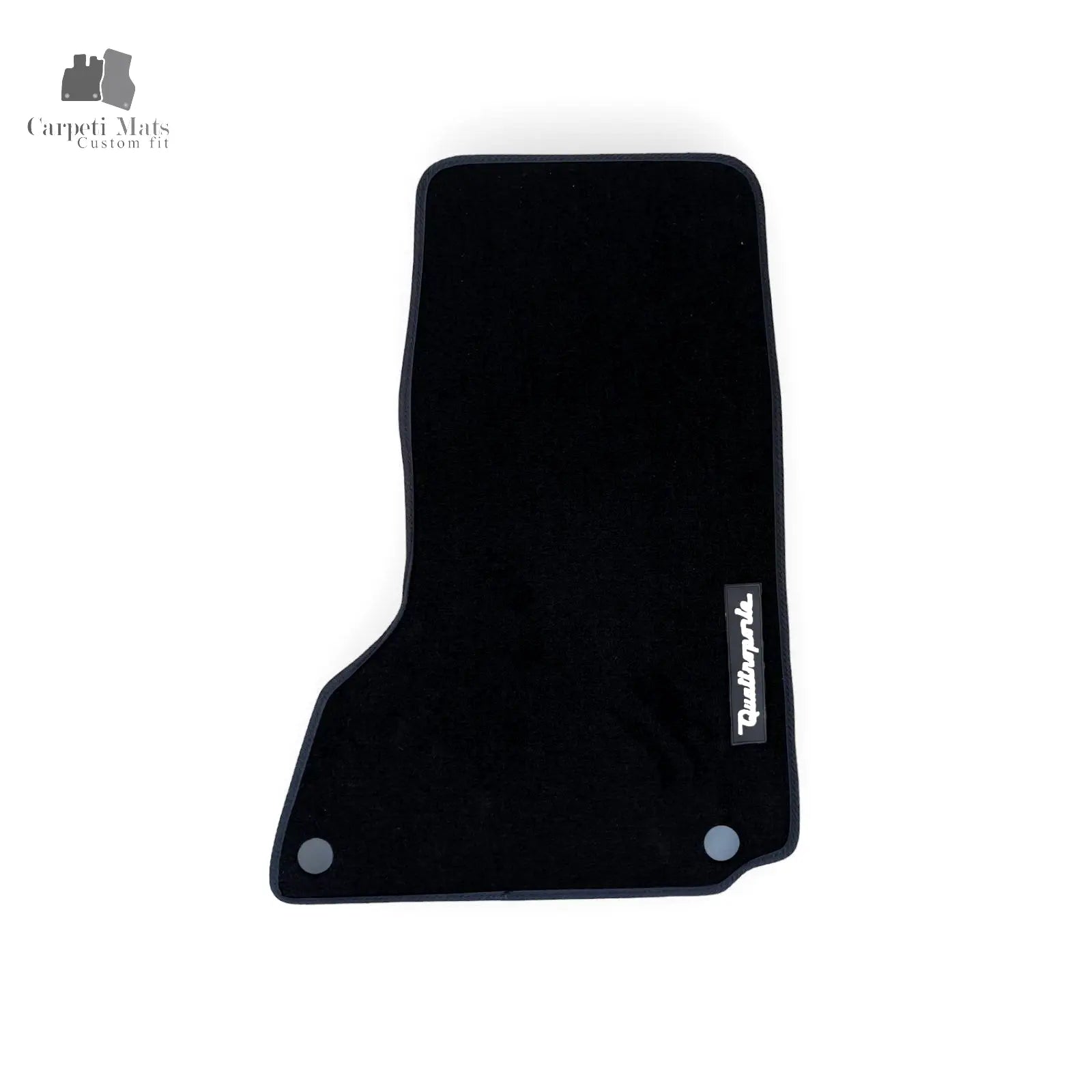 Front Floor Mats Velour For Maserati Quattroporte Waterproof Carpet Liners 2pcs