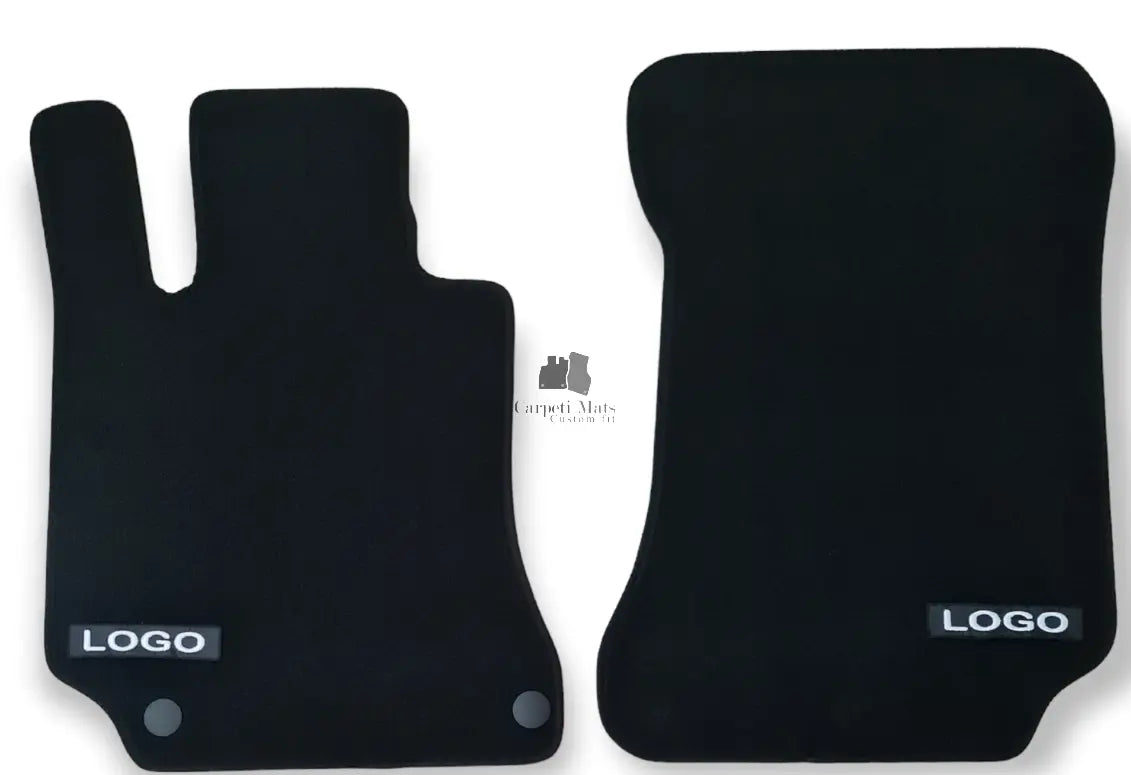 Front Velour Car Floor Mats For Mercedes CLS C218 AMG Waterproof Auto Liners 2pc