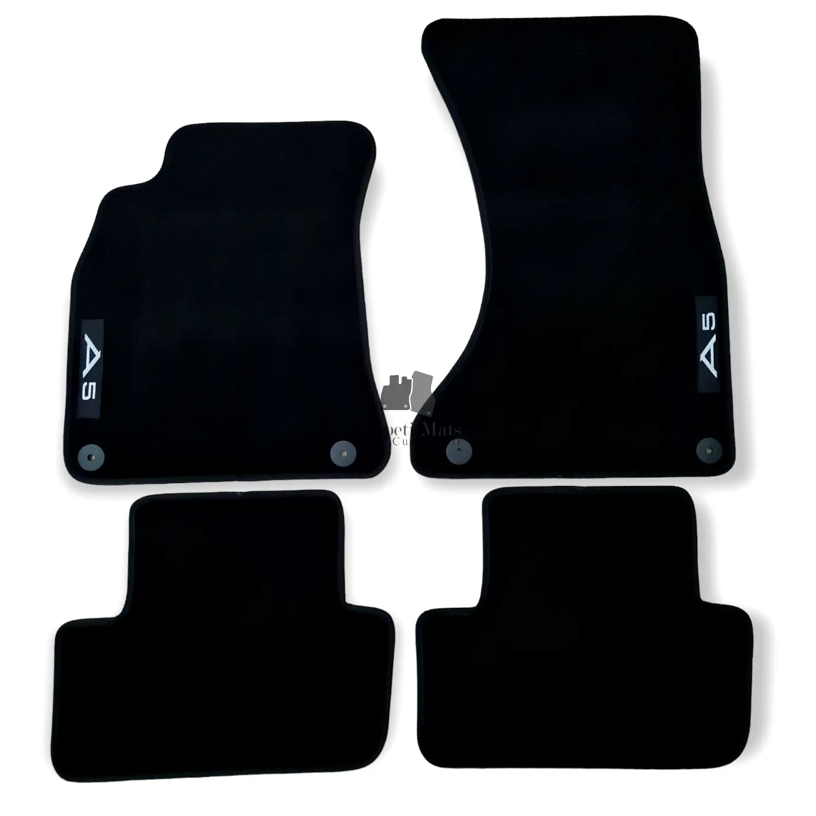 New Car Floor Mats For Audi A5 S5 RS5 Waterproof Black Velour Carpet Liners 4pcs
