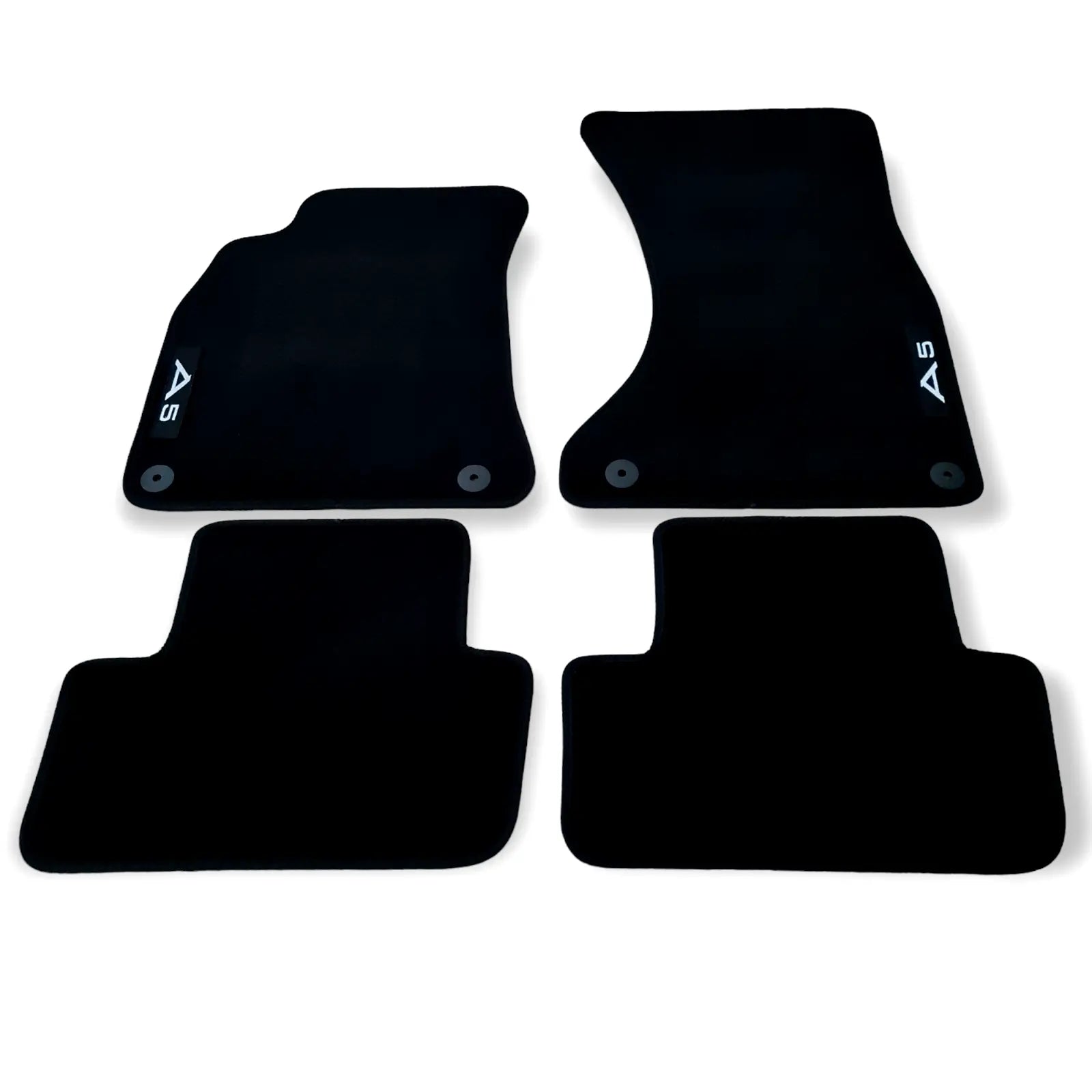New Car Floor Mats For Audi A5 S5 RS5 Waterproof Black Velour Carpet Liners 4pcs
