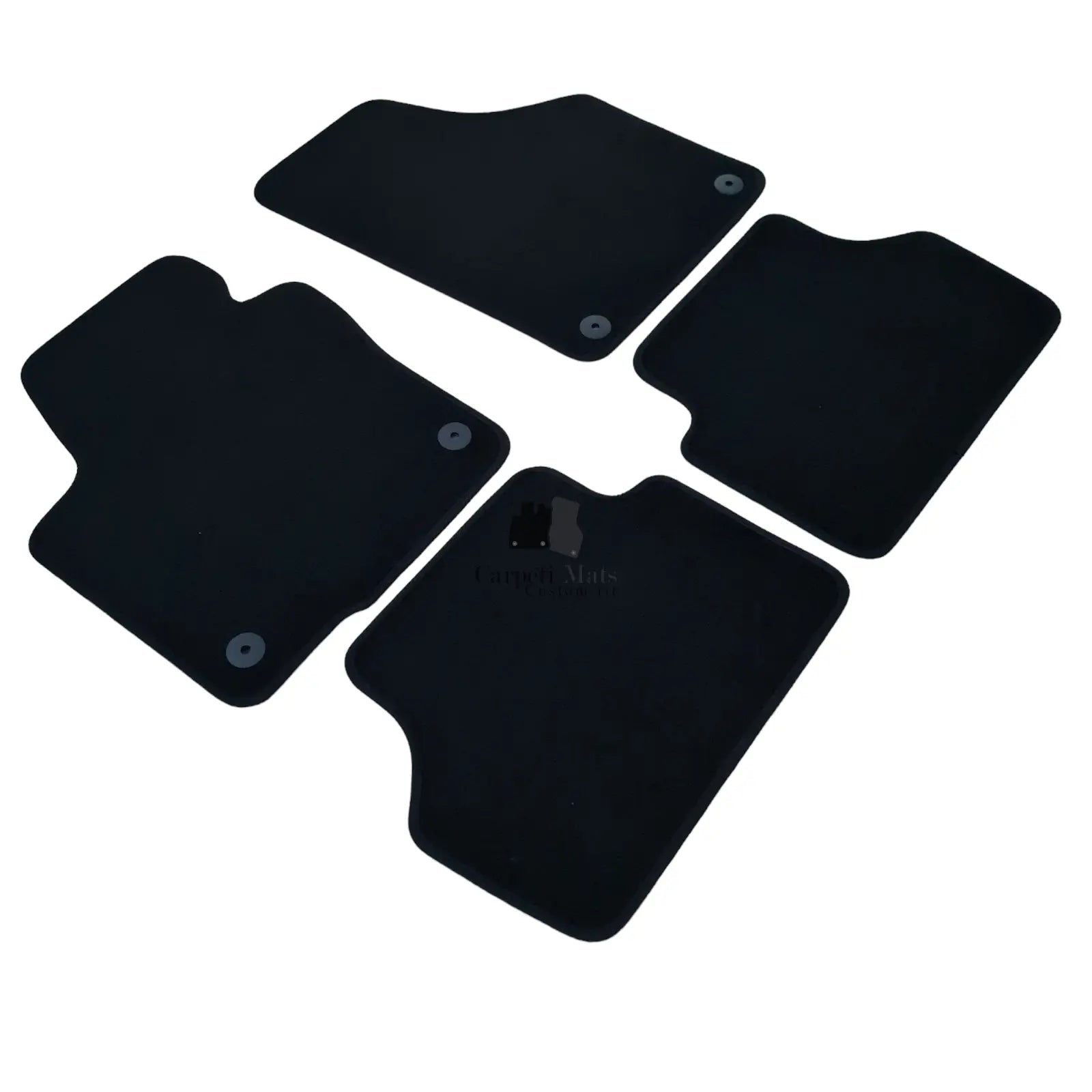 New Car Floor Mats For VW Tiguan Velour Auto Liners Waterproof Black Carpet Rugs