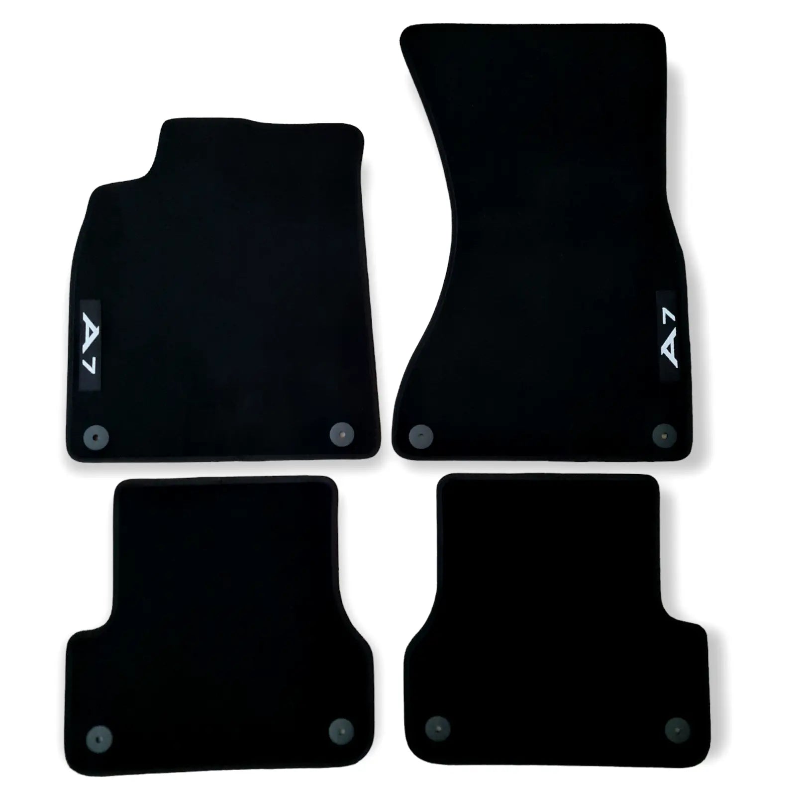 New Car Floor Mats Velour For Audi A7 S7 RS7 Waterproof Black Carpet Auto Liners