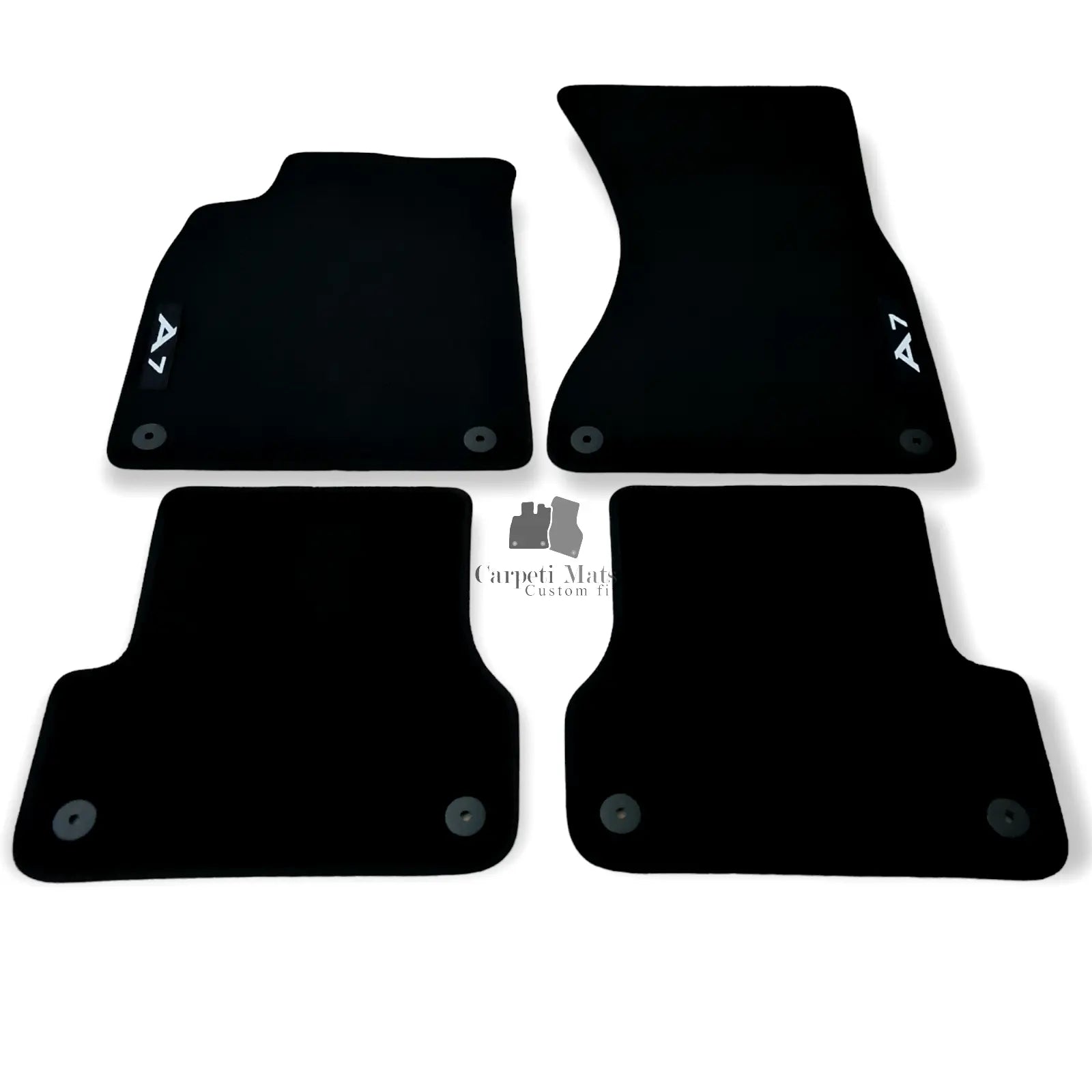 New Car Floor Mats Velour For Audi A7 S7 RS7 Waterproof Black Carpet Auto Liners