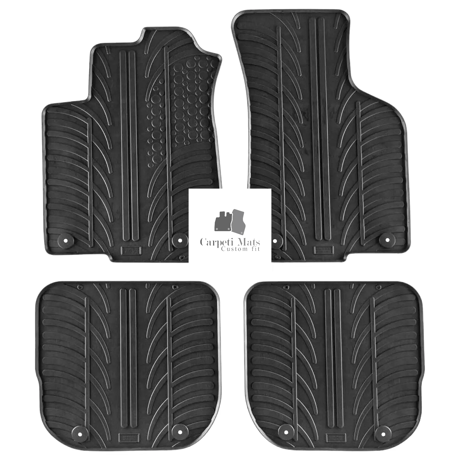 Rubber Car Floor Mats For Audi A3 S3 All Weather Heavy Duty Rugs Auto Liners New