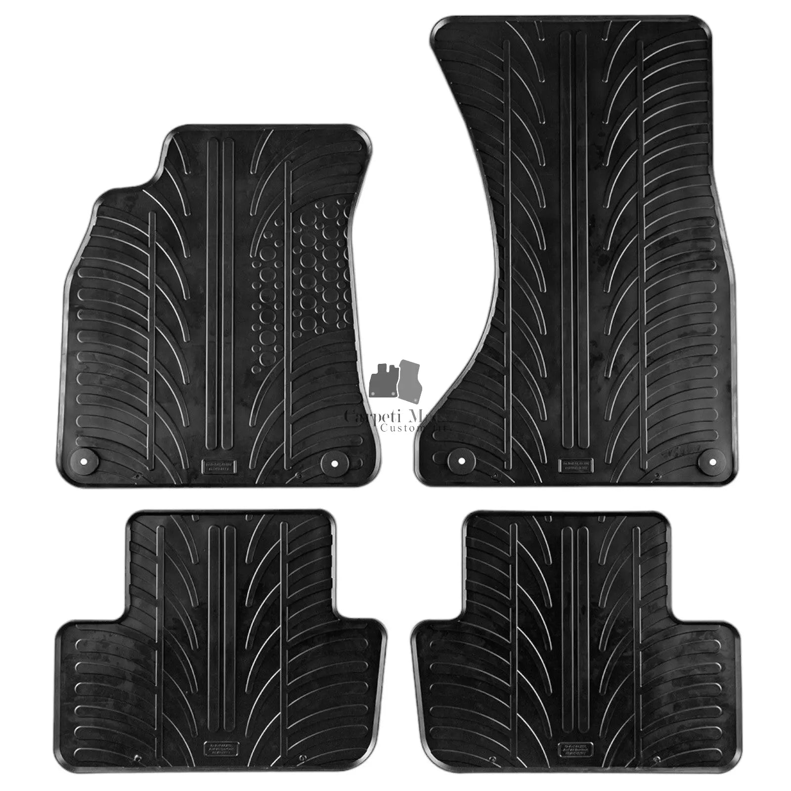 Rubber Car Floor Mats For Audi A5 S5 RS5 All Weather Heavy Duty Rugs Auto Liners