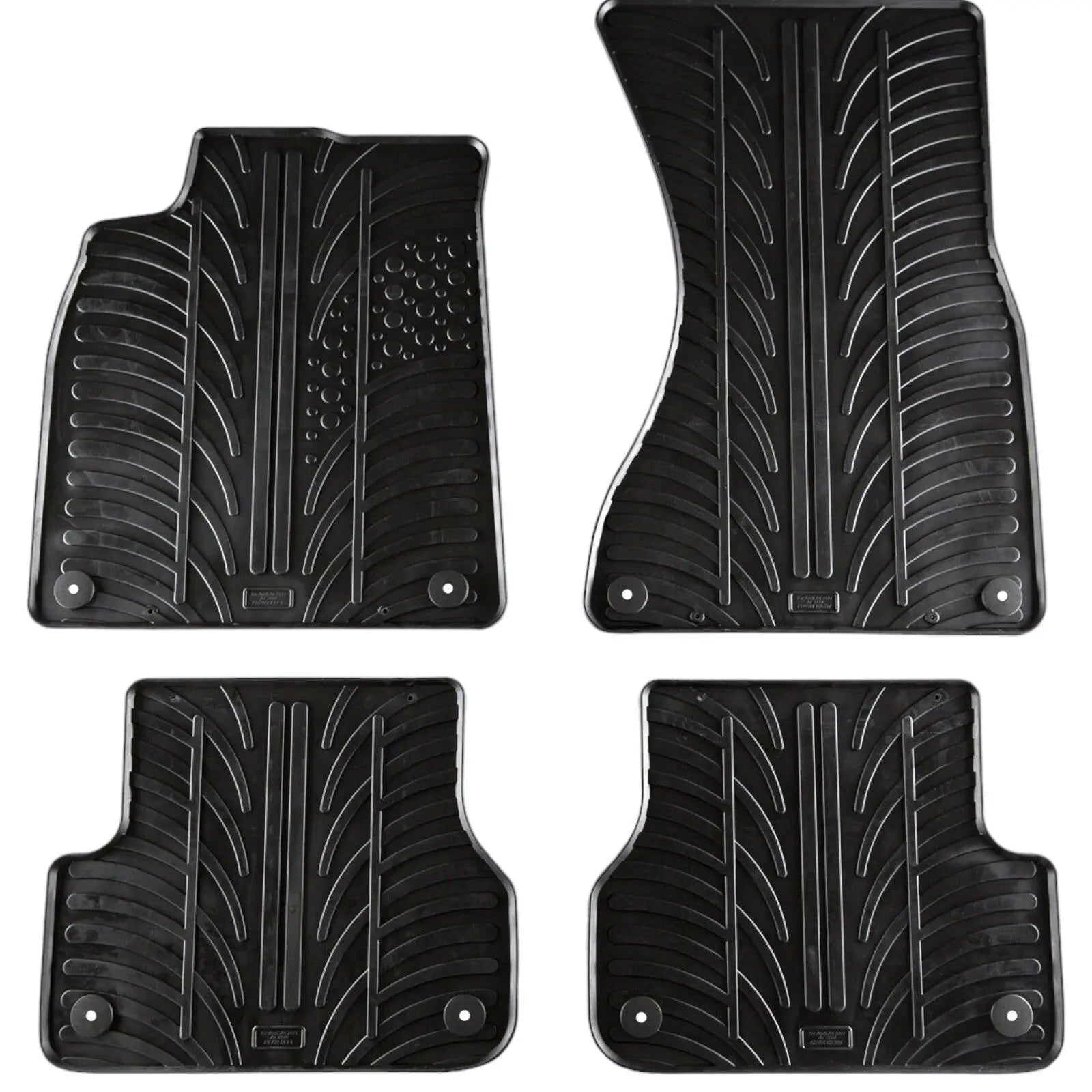 Rubber Car Floor Mats For Audi A6 RS6 S6 All Weather Heavy Duty Rugs Auto Liners