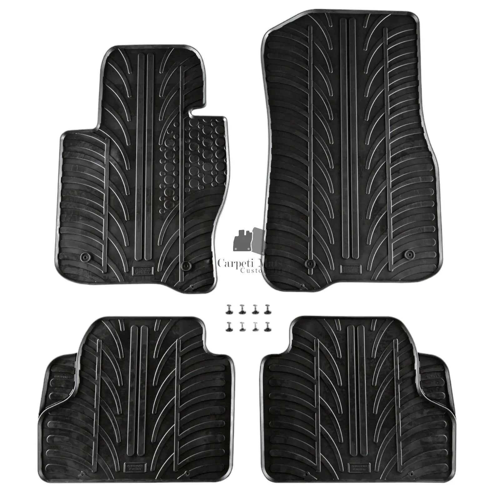 Rubber Car Floor Mats For BMW 4 F36 All Weather Heavy Duty Rugs Auto Liners New