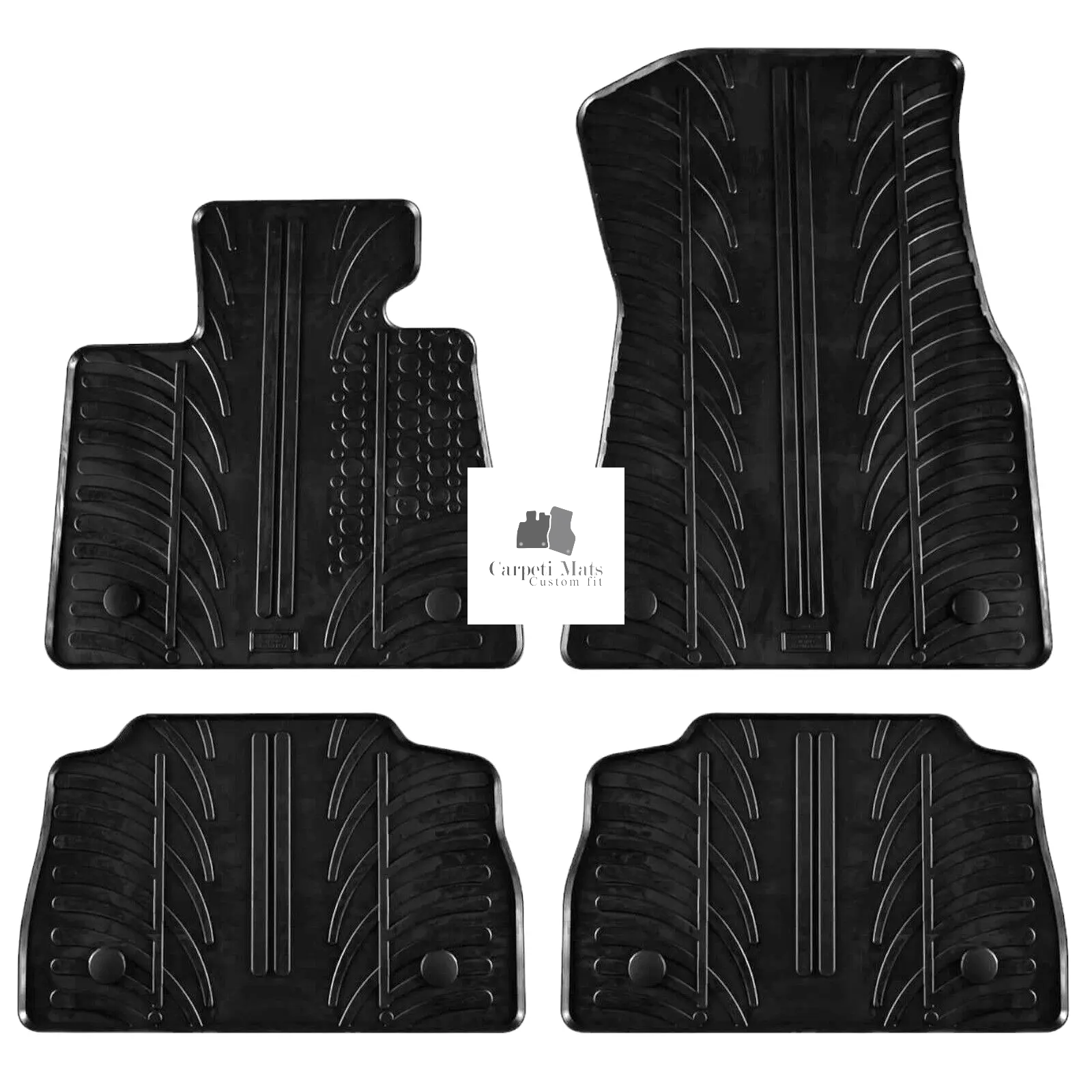 Rubber Car Floor Mats For BMW X6 G06 All Weather Heavy Duty Rugs Auto Liners New