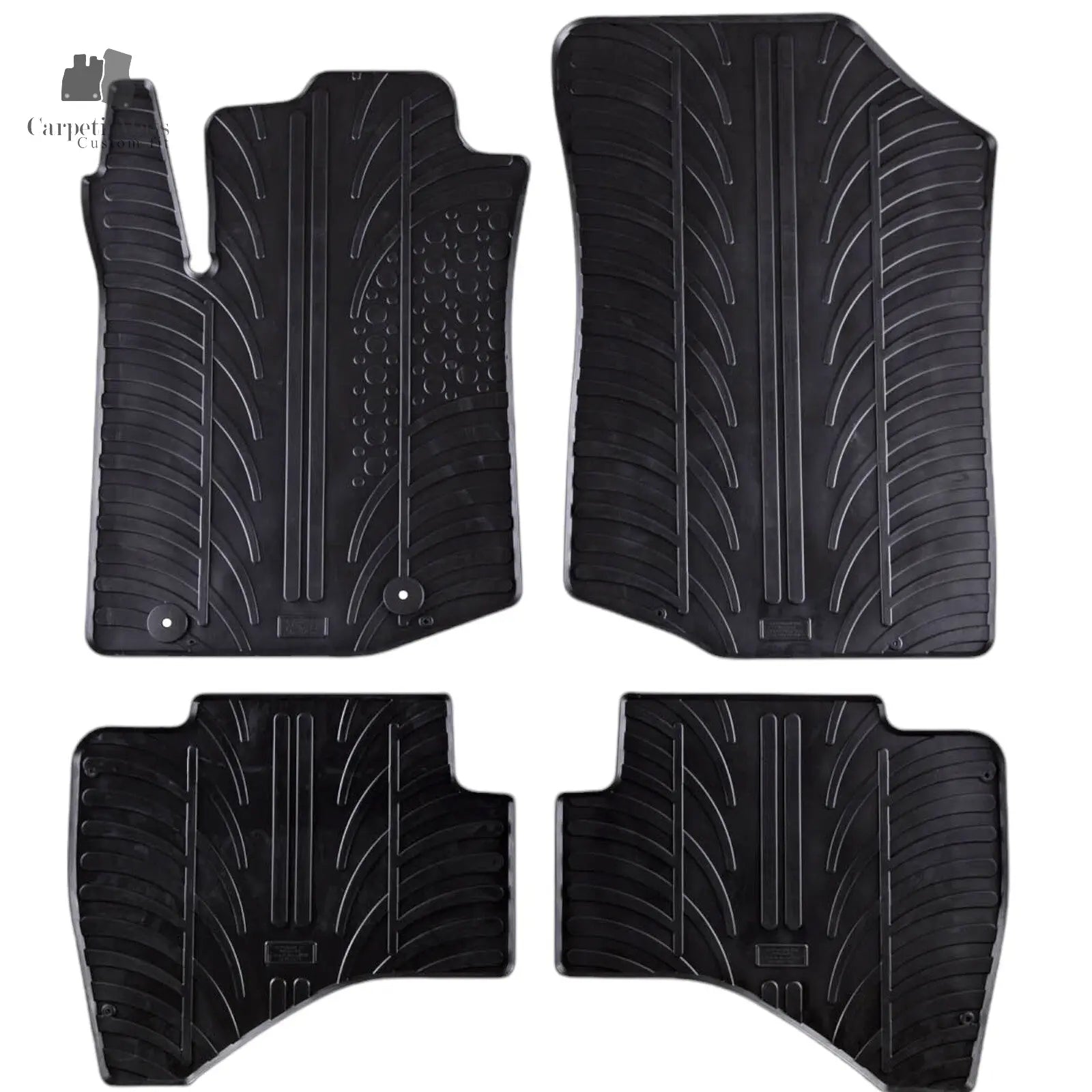 Rubber Car Floor Mats For Citroen C1 All Weather Heavy Duty Rugs Auto Liners New