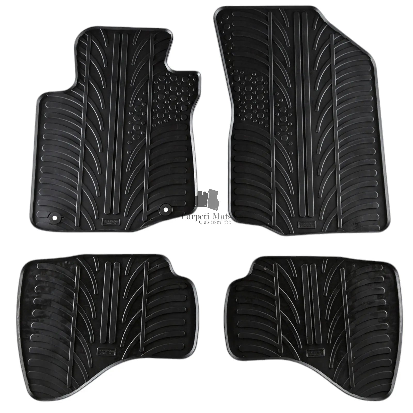 Rubber Car Floor Mats For Citroen C1 All Weather Heavy Duty Rugs Auto Liners New