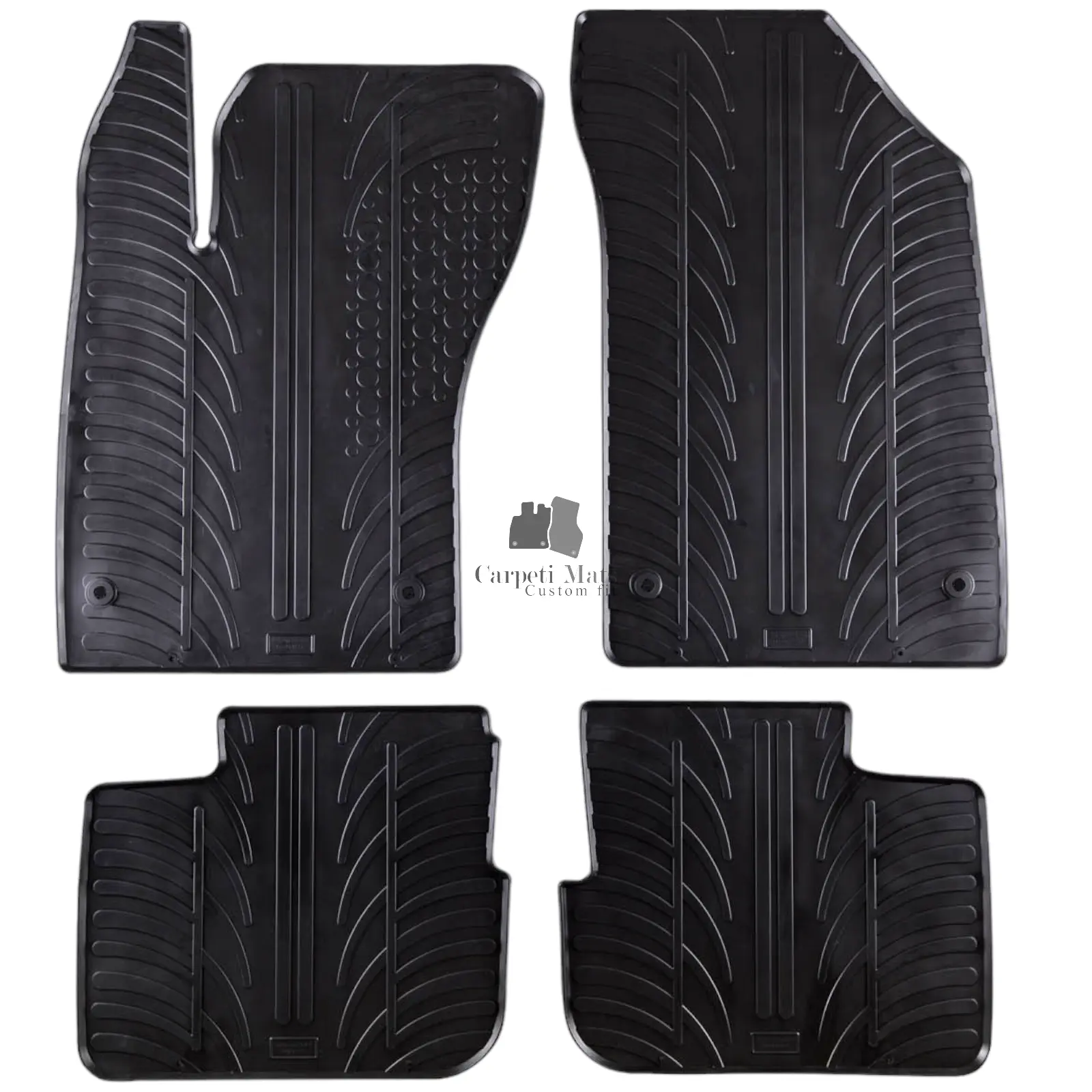 Rubber Car Floor Mats For Fiat Tipo All Weather Heavy Duty Rugs Auto Liners New