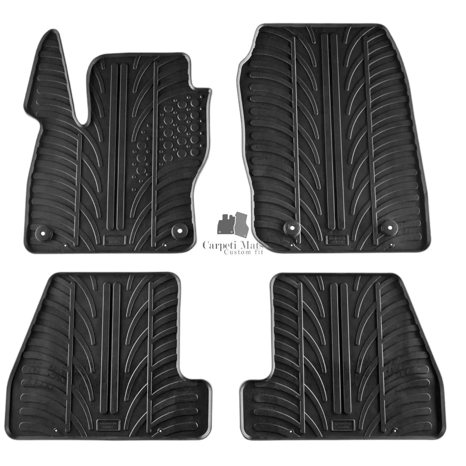 Rubber Car Floor Mats For Ford Focus All Weather Heavy Duty Rugs Auto Liners New