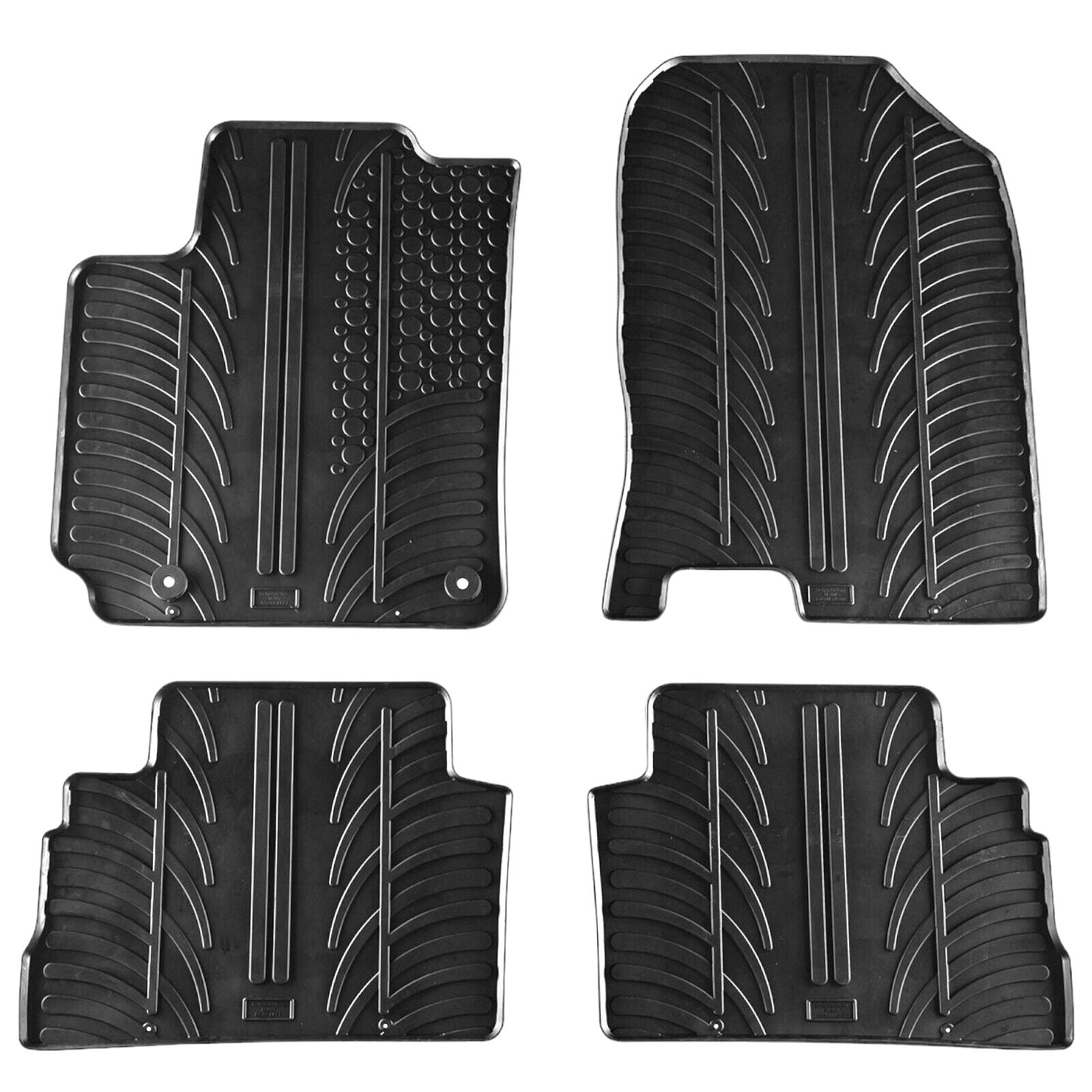 Rubber Car Floor Mats For Hyundai Kona All Weather Heavy Duty Rugs Liners New