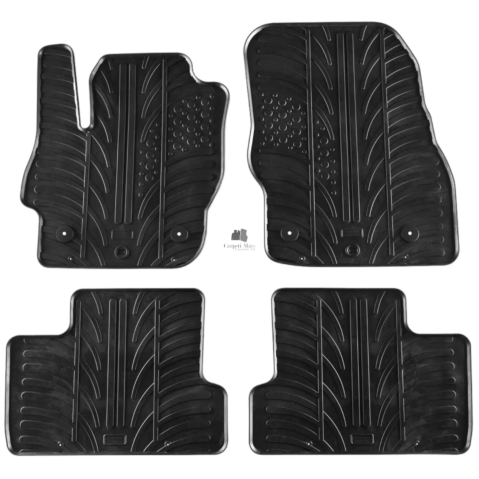 Rubber Car Floor Mats For Mazda 3 09-13 All Weather Heavy Duty Rugs Auto Liners