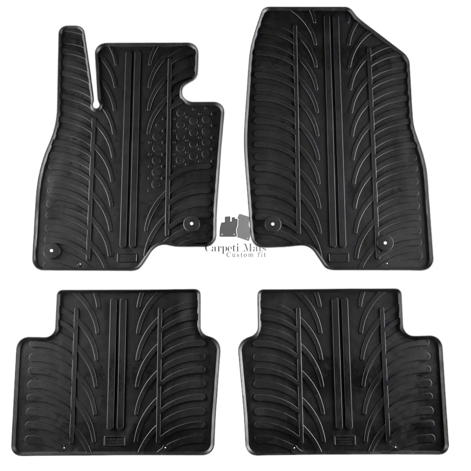 Rubber Car Floor Mats For Mazda 3 13-18 All Weather Heavy Duty Rugs Auto Liners