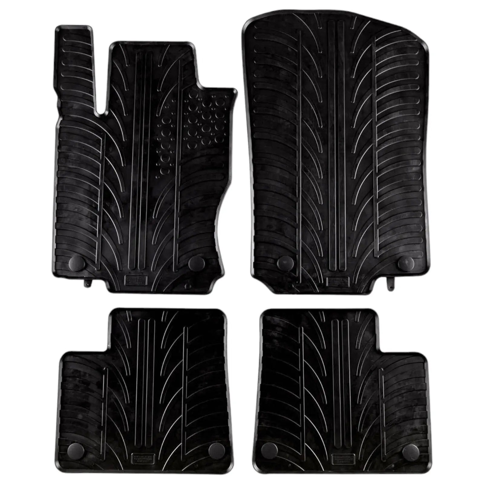 Rubber Car Floor Mats For Mercedes GLE Coupe C292 All Weather Heavy Duty Liners