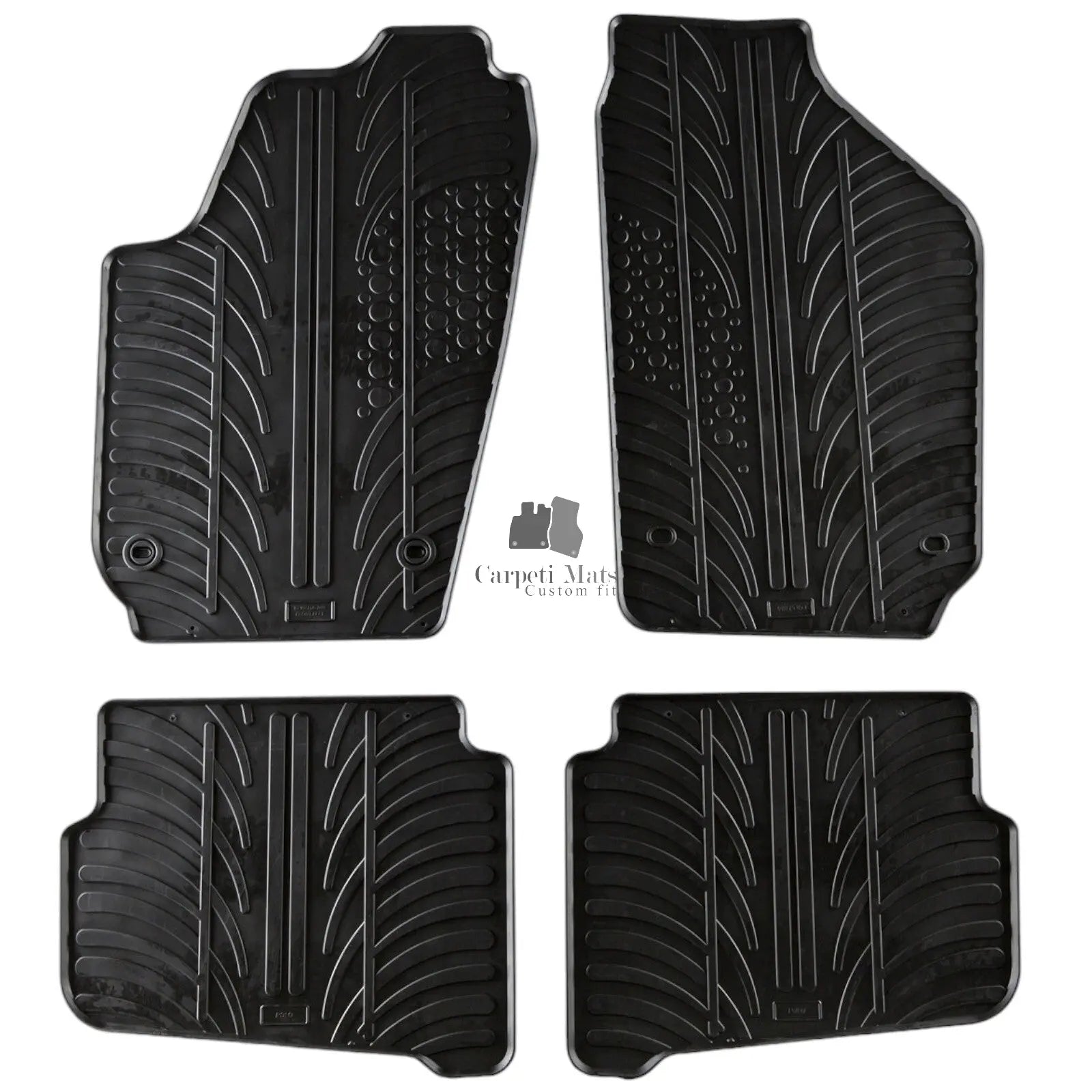 Rubber Car Floor Mats For SEAT IBIZA All Weather Heavy Duty Rugs Auto Liners New