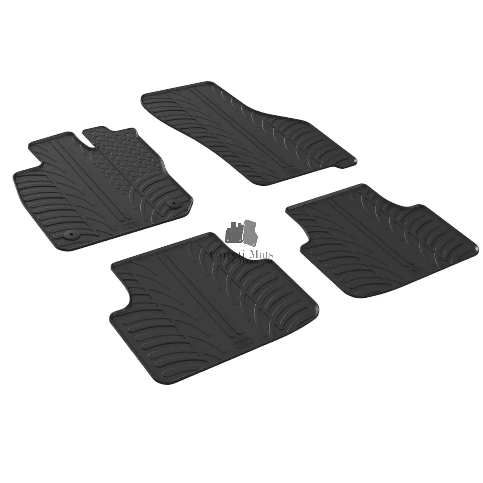 Rubber Car Floor Mats For Seat LEON MK4 All Weather Heavy Duty Rugs Auto Liners