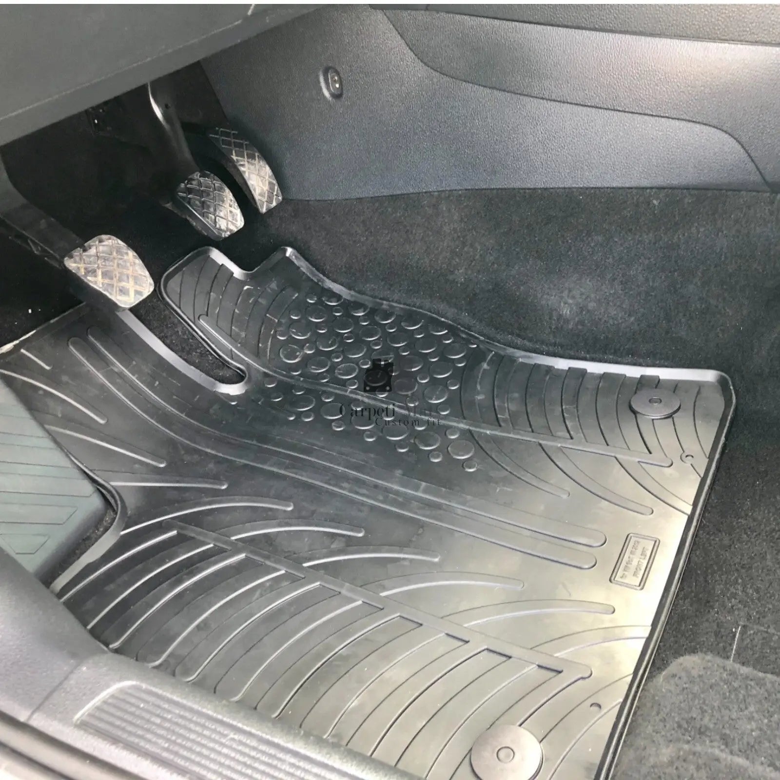 Rubber Car Floor Mats For Toyota Proace All Weather Heavy Duty Rugs Auto Liners