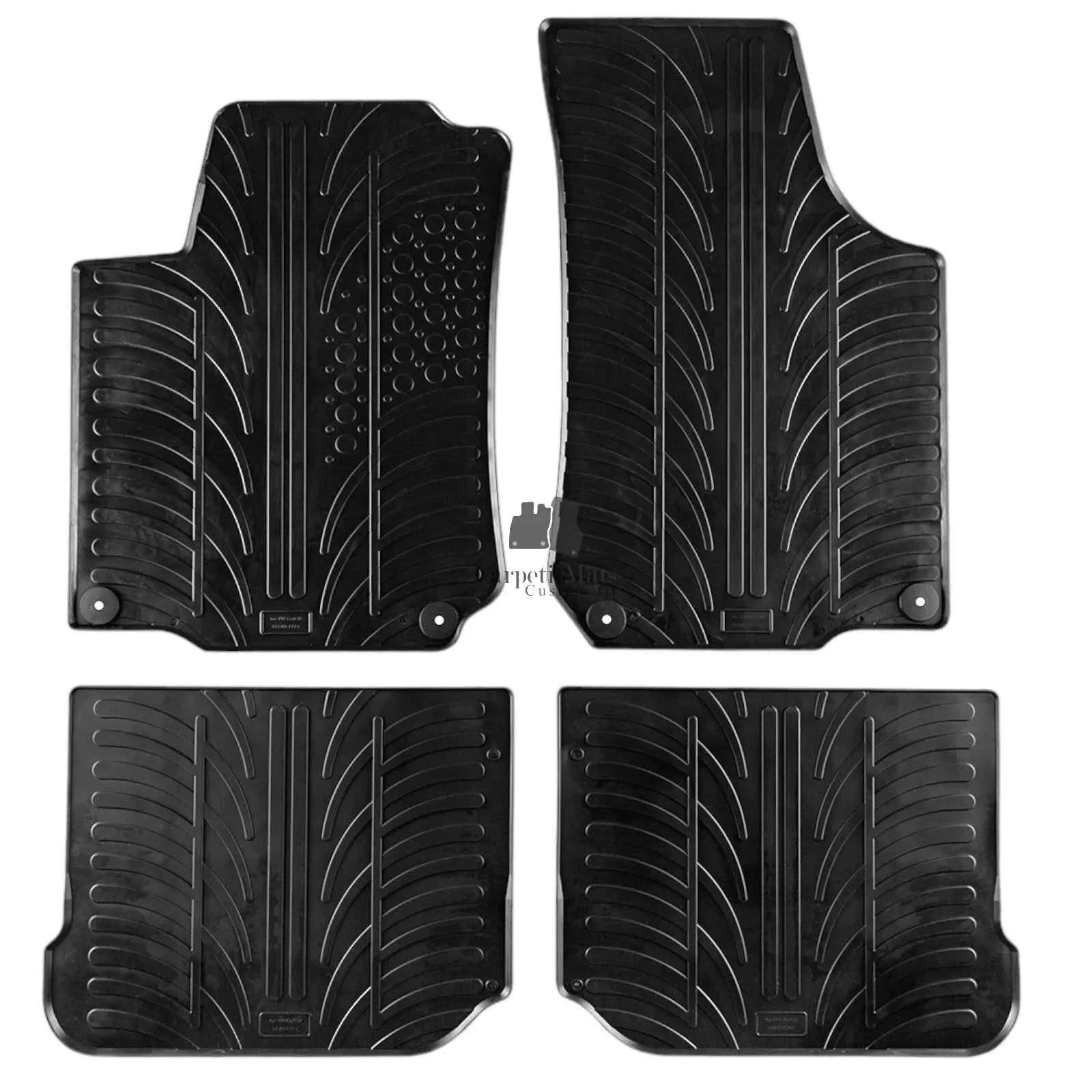 Rubber Car Floor Mats For VW Beetle All Weather Heavy Duty Rugs Auto Liners New