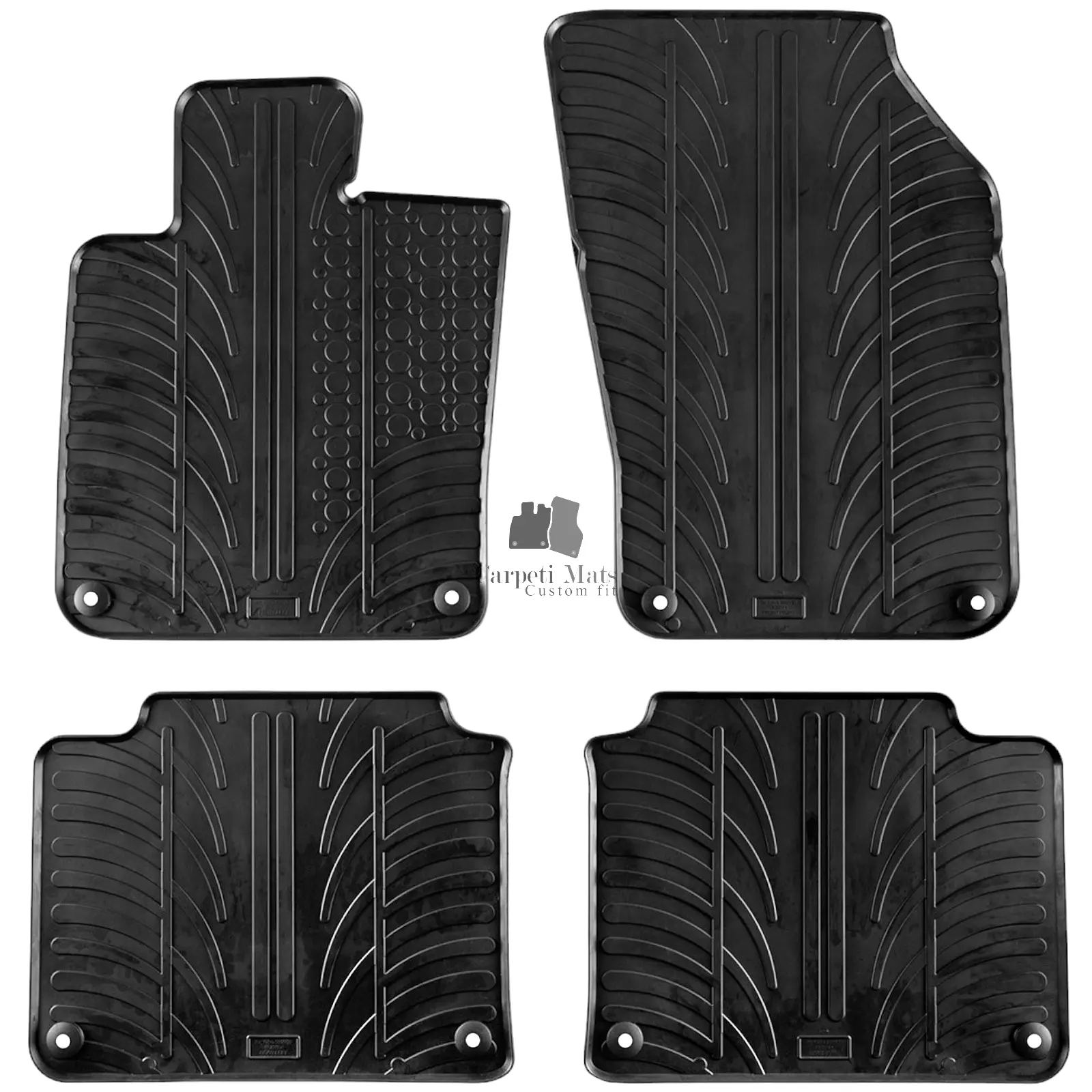 Rubber Car Floor Mats For Volvo V90 All Weather Heavy Duty Rugs Auto Liners New