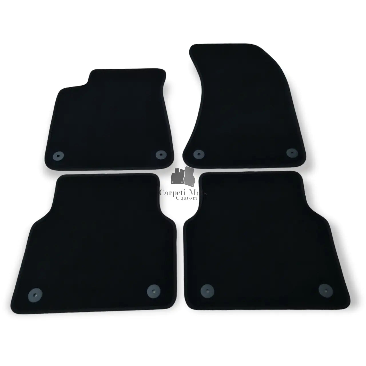 Velour Car Floor Mats For Audi A8 S8 4H Waterproof Black Carpet Rugs Auto Liners