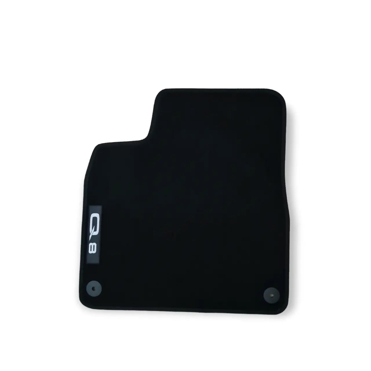 Velour Car Floor Mats For Audi Q8 Waterproof Black Carpet Rugs Auto Liners New