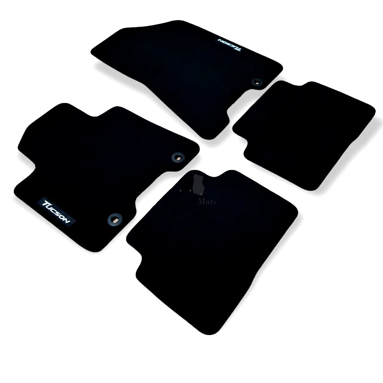 Velour Car Floor Mats For Hyundai Tucson Waterproof Black Carpet Auto Liners New
