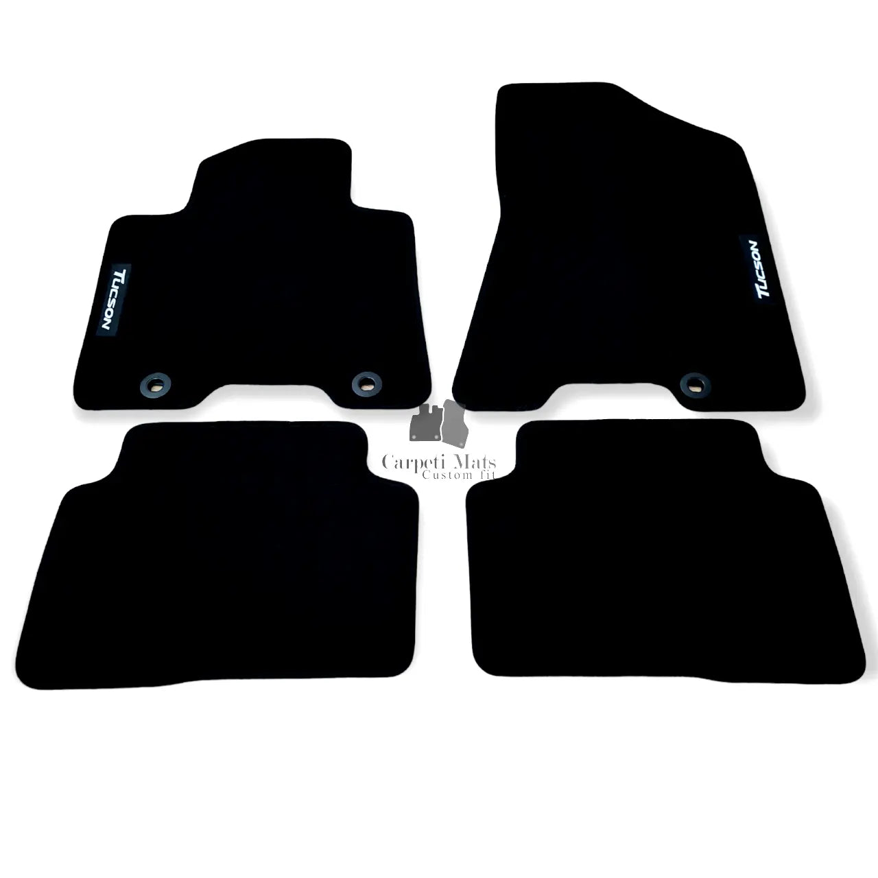 Velour Car Floor Mats For Hyundai Tucson Waterproof Black Carpet Auto Liners New