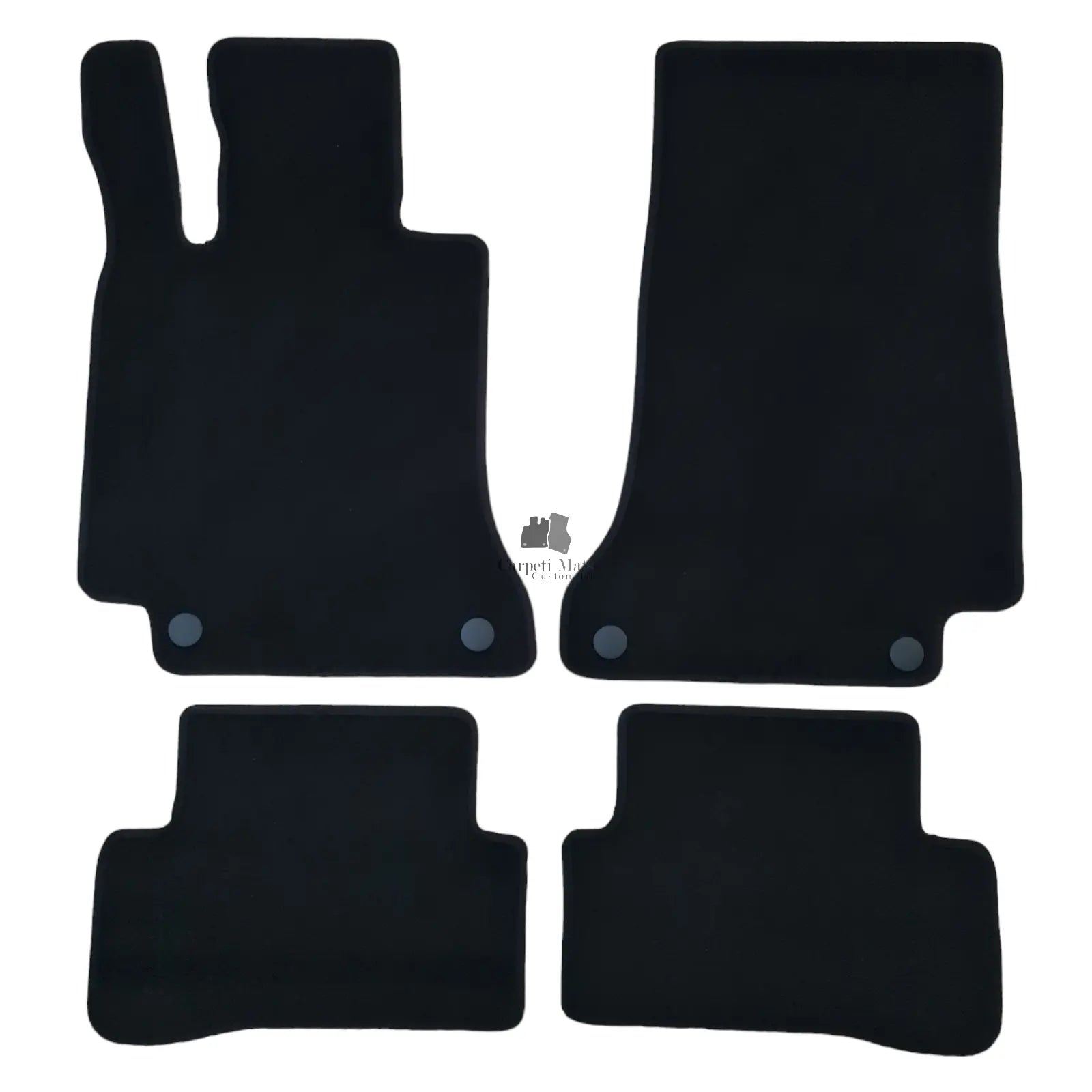 Velour Car Floor Mats For Mercedes C Class W205 Auto Liners Waterproof Black New