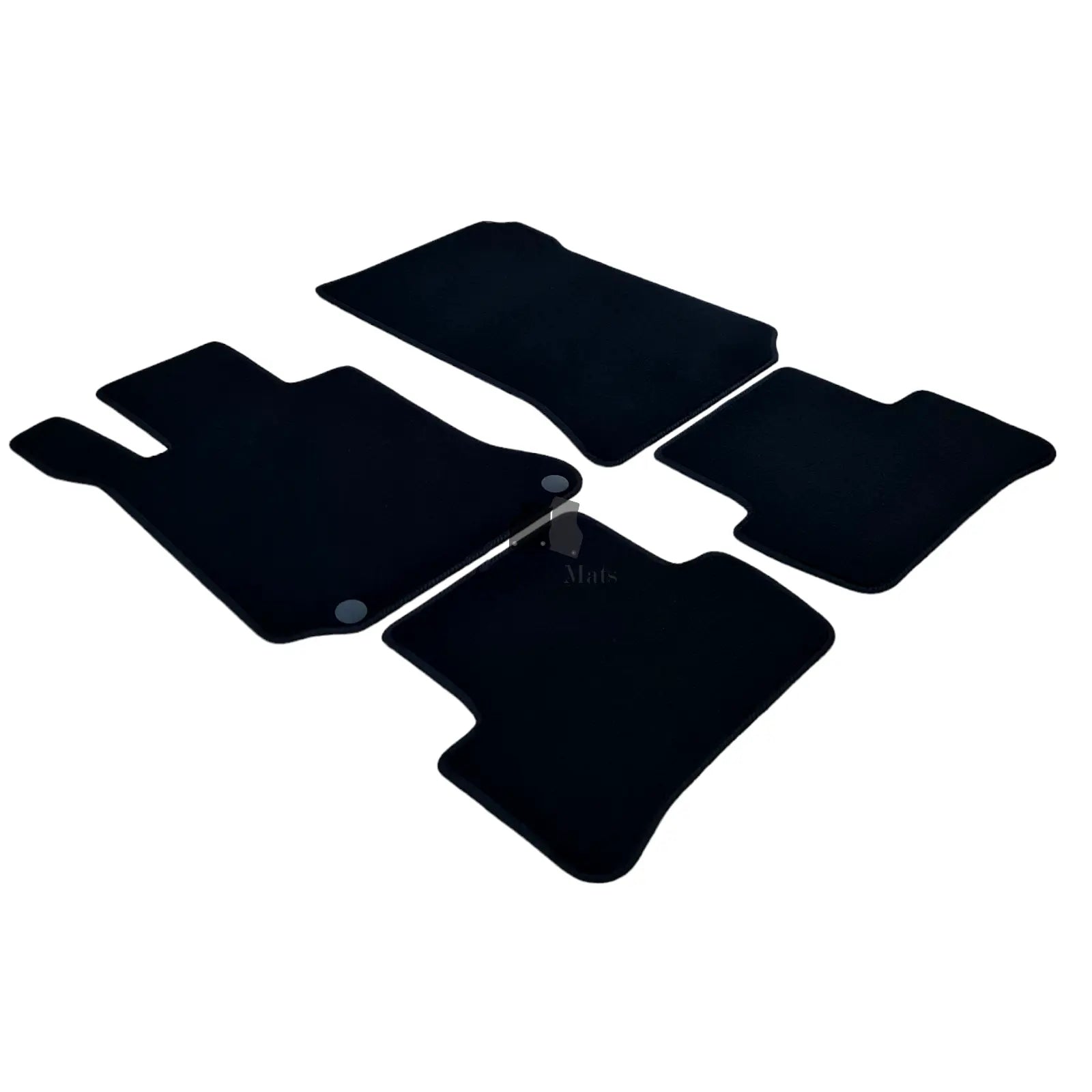 Velour Car Floor Mats For Mercedes E Class Coupe Auto Liners Waterproof Black