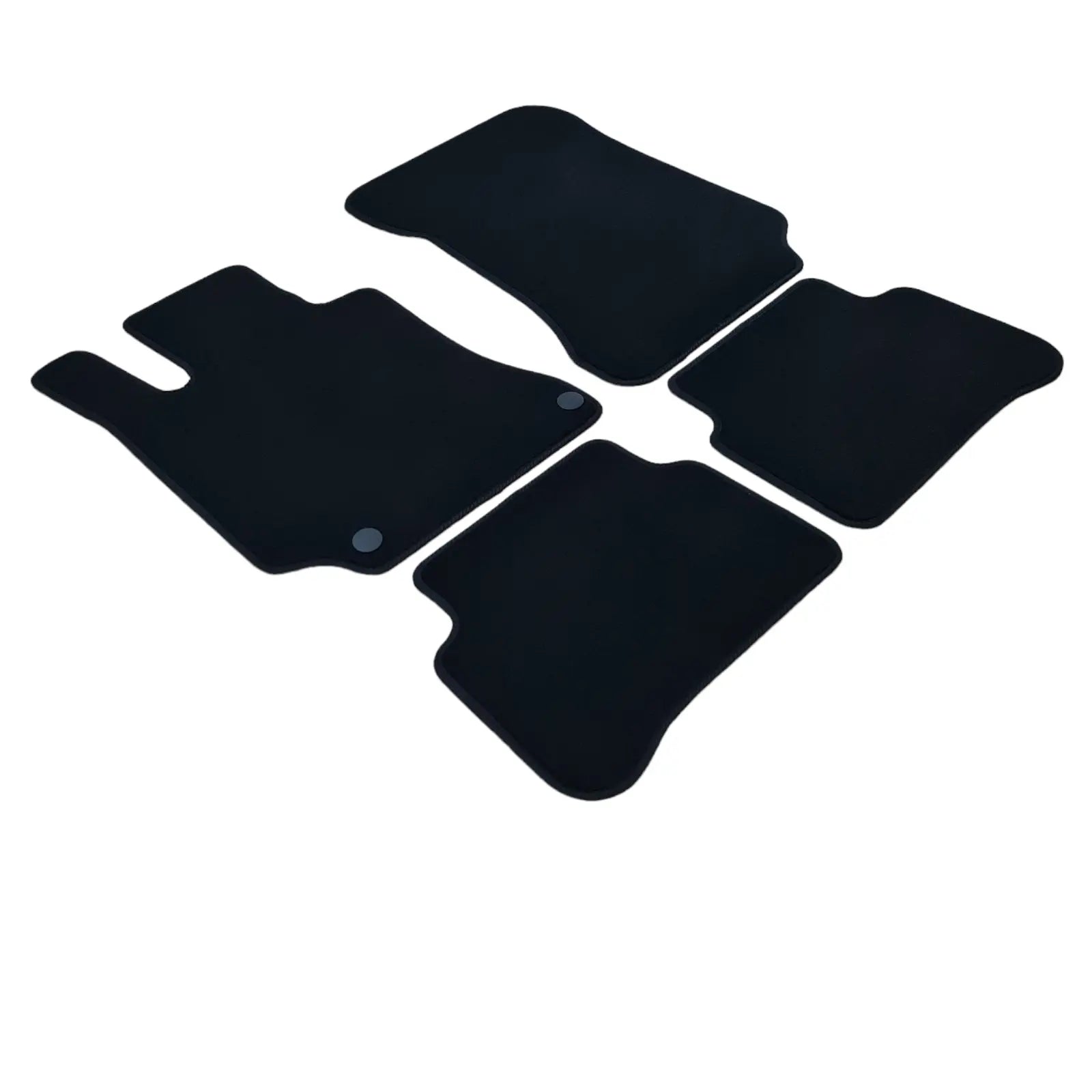 Velour Car Floor Mats For Mercedes E-Class W212 Waterproof Black Auto Liners New