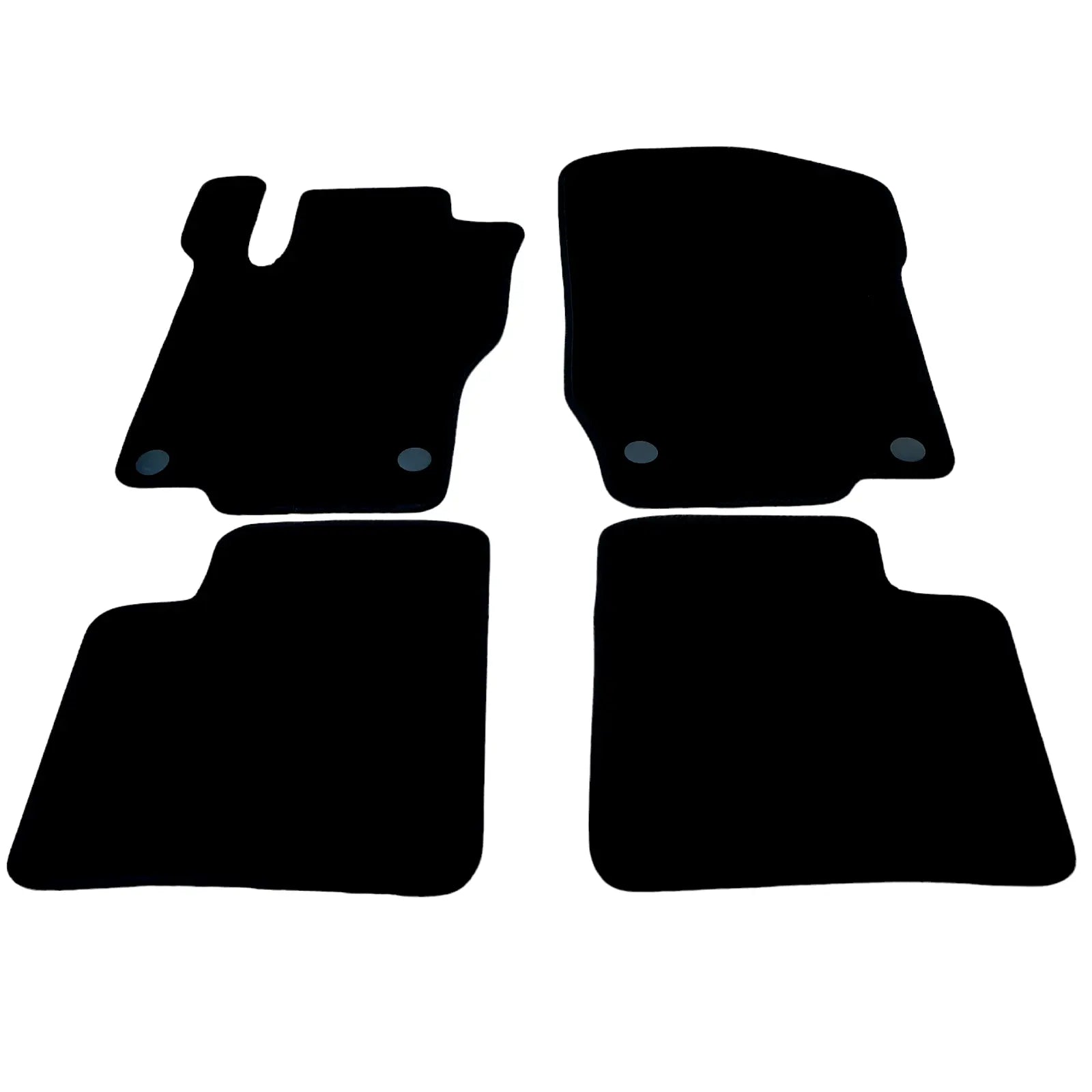 Velour Car Floor Mats For Mercedes ML W164 Auto Liners Waterproof Black Carpet