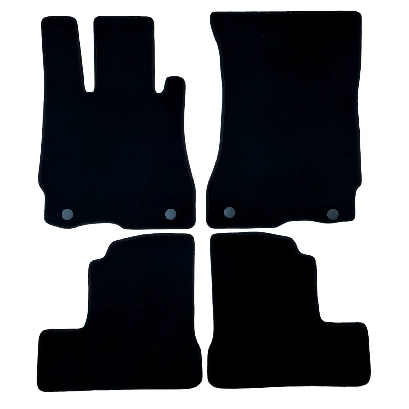 Velour Car Floor Mats For Mercedes S Class W221 Auto Liners Waterproof Black New